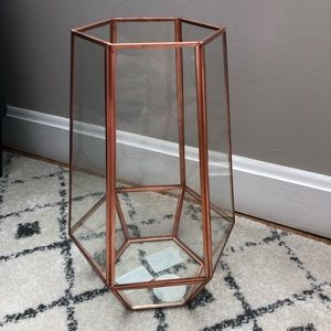 Rose Gold Geometric Planter